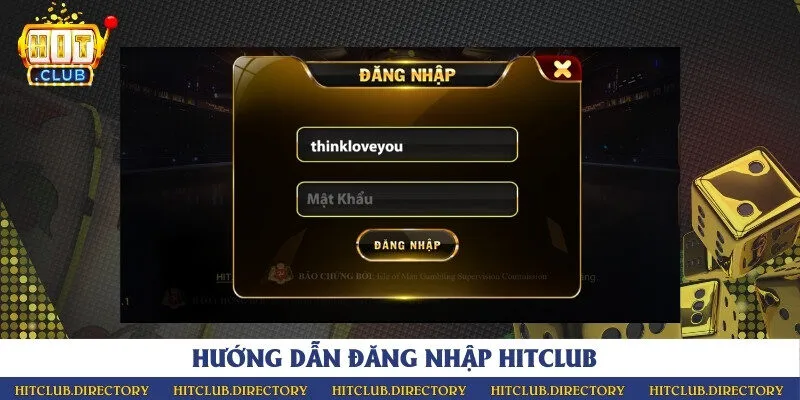 Hướng dẫn đăng nhập Hitclub